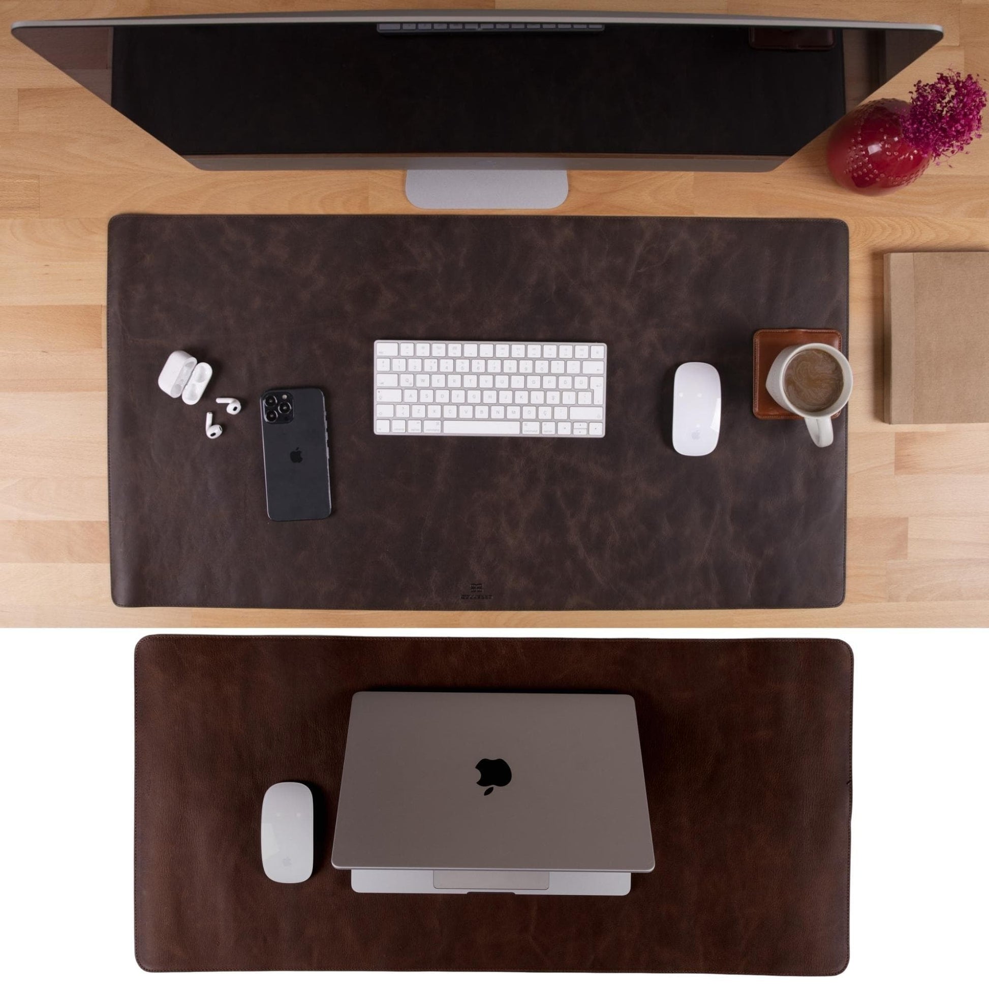 Premium Leather Desk Mat - Protect & Enhance Your Workspace