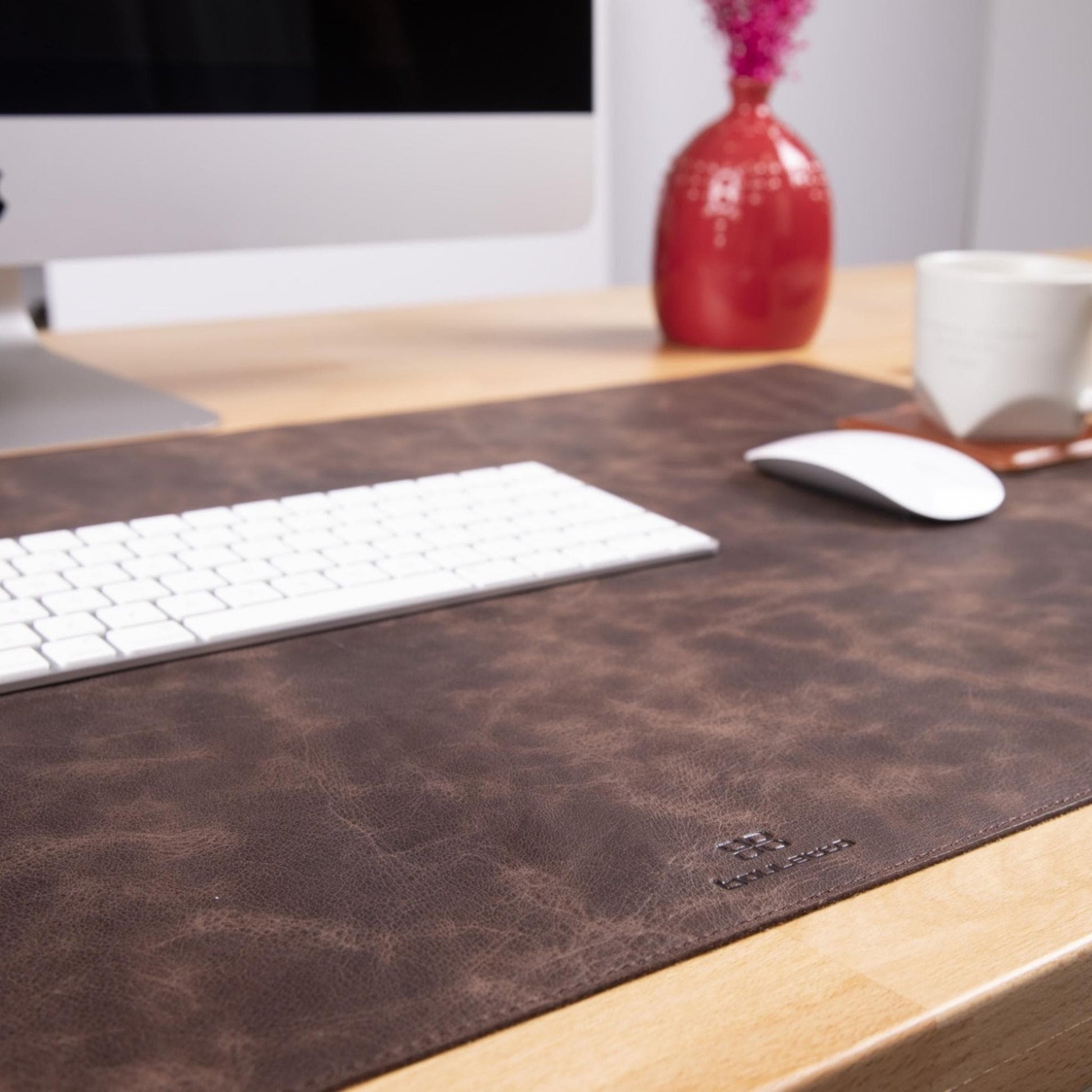 Premium Leather Desk Mat - Protect & Enhance Your Workspace