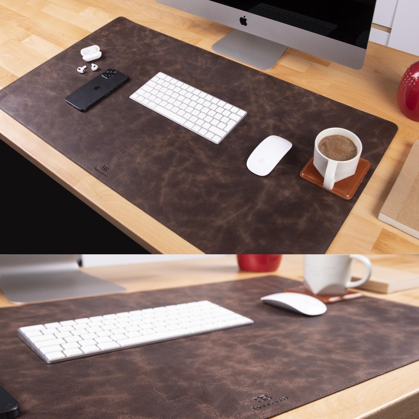 Premium Leather Desk Mat - Protect & Enhance Your Workspace