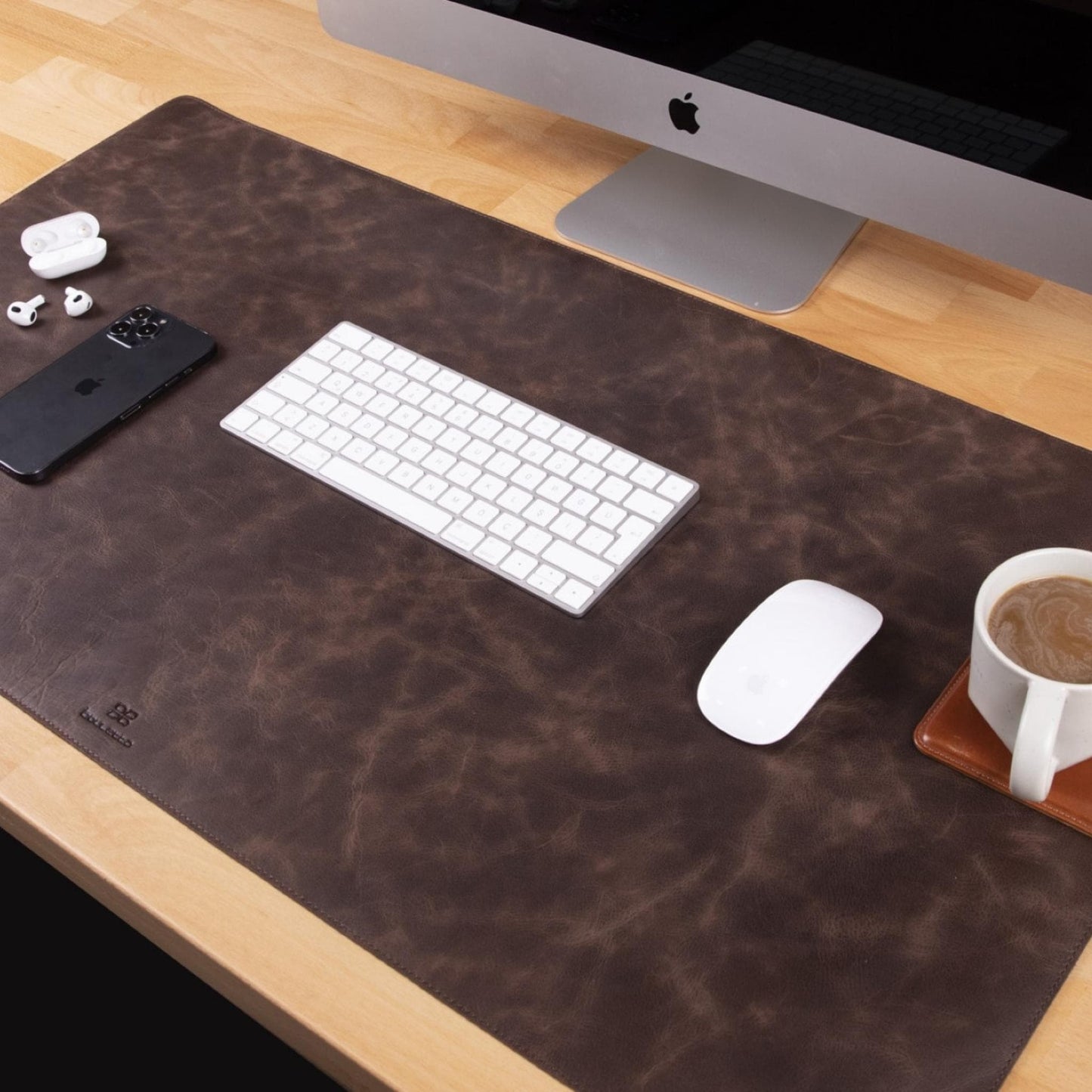 Premium Leather Desk Mat - Protect & Enhance Your Workspace