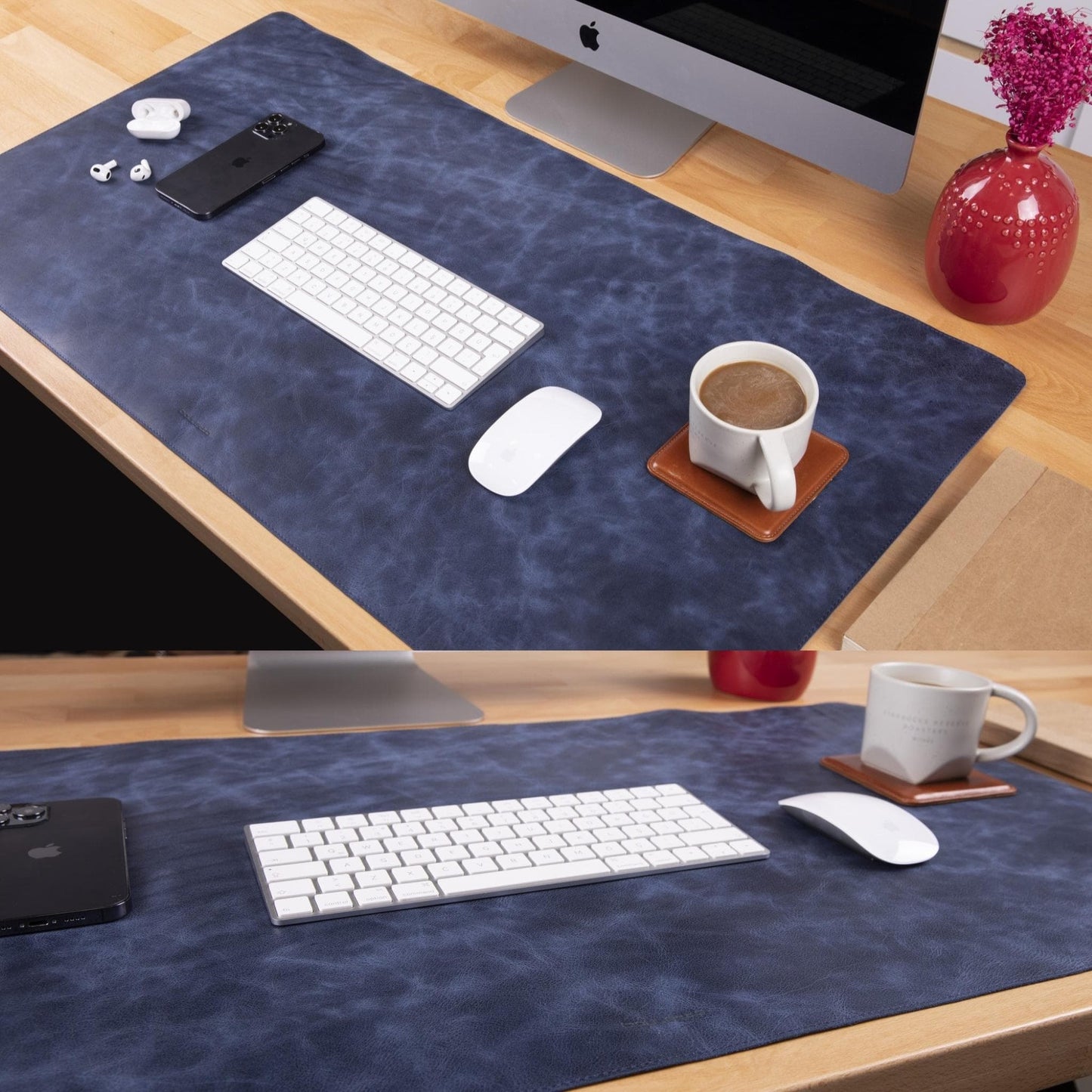 Premium Leather Desk Mat - Protect & Enhance Your Workspace