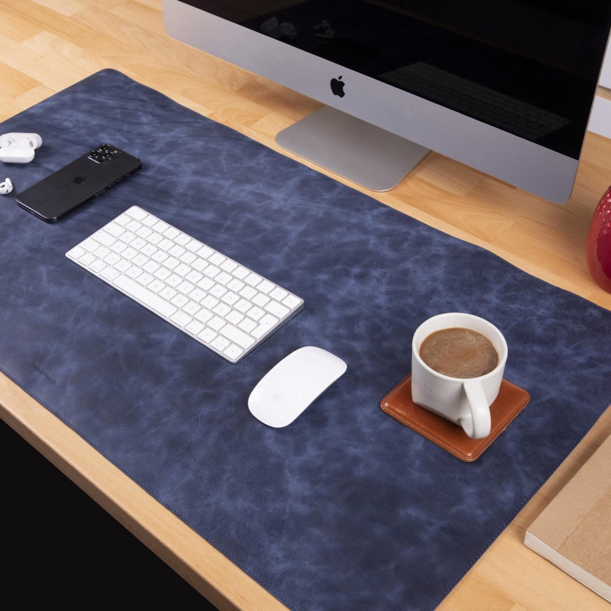 Premium Leather Desk Mat - Protect & Enhance Your Workspace