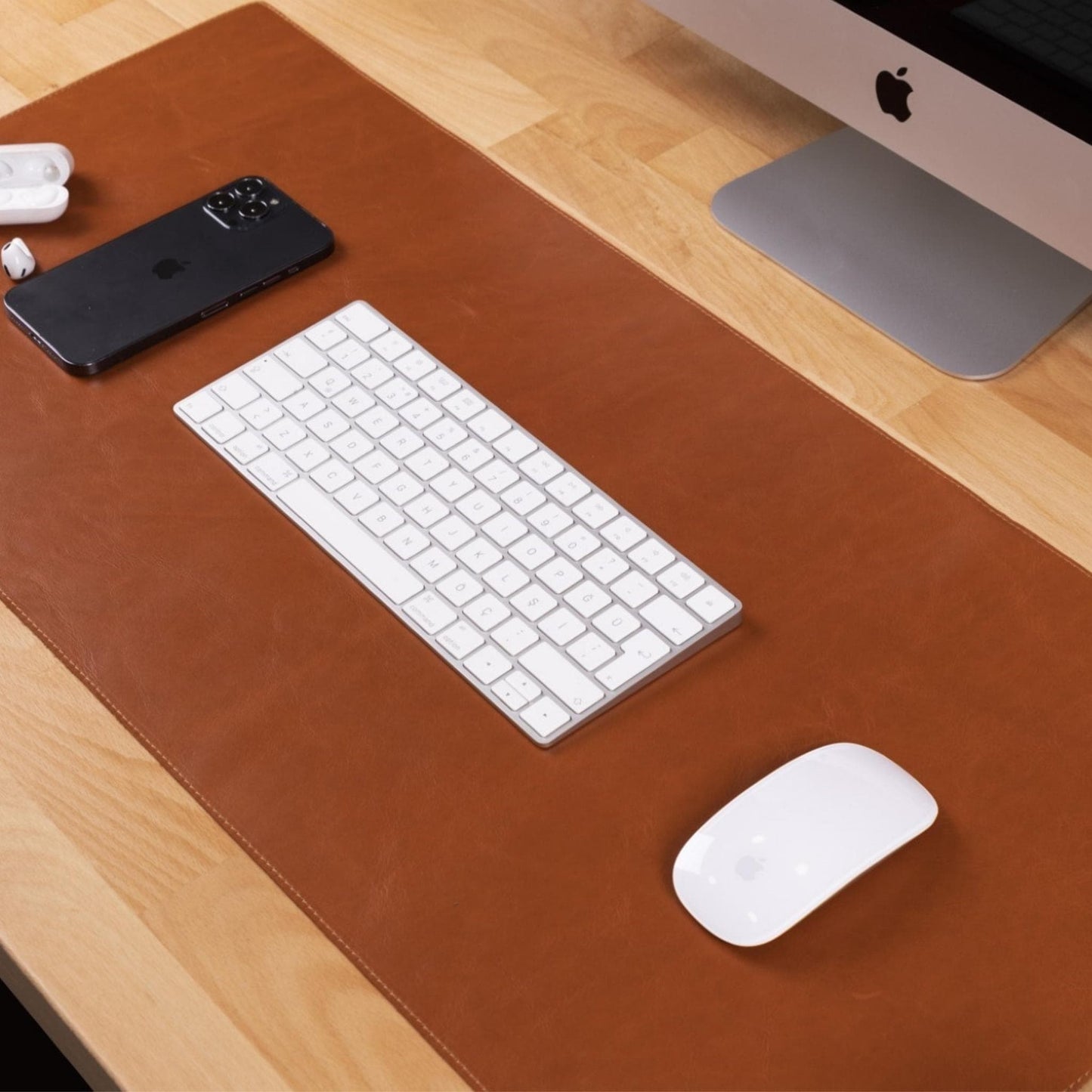 Premium Leather Desk Mat - Protect & Enhance Your Workspace