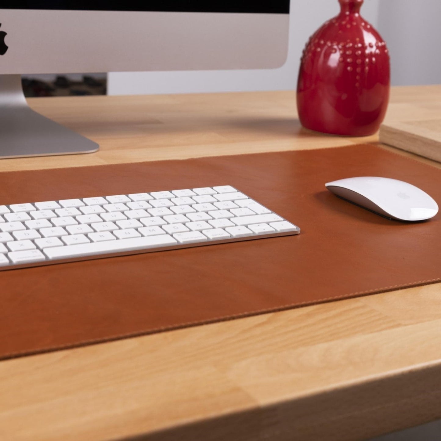 Premium Leather Desk Mat - Protect & Enhance Your Workspace