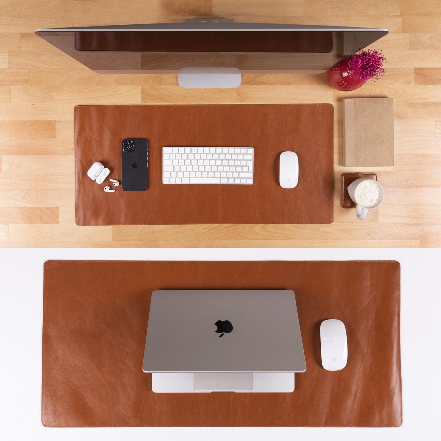 Premium Leather Desk Mat - Protect & Enhance Your Workspace