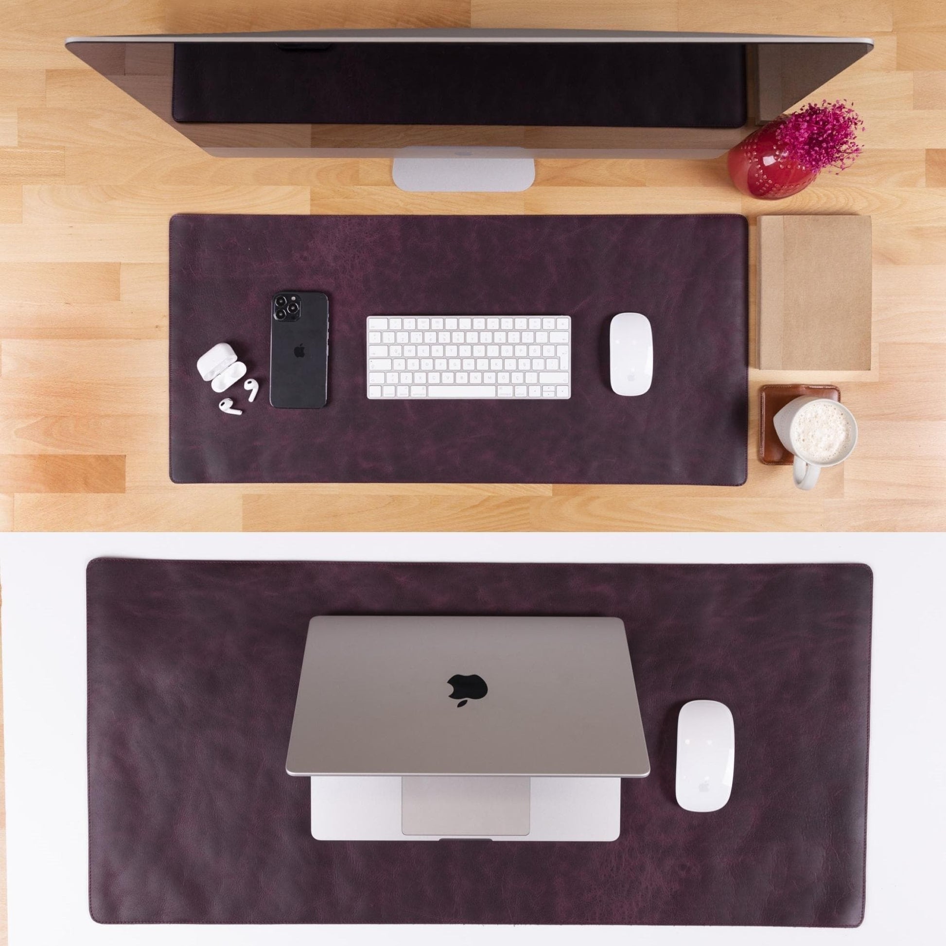 Premium Leather Desk Mat - Protect & Enhance Your Workspace