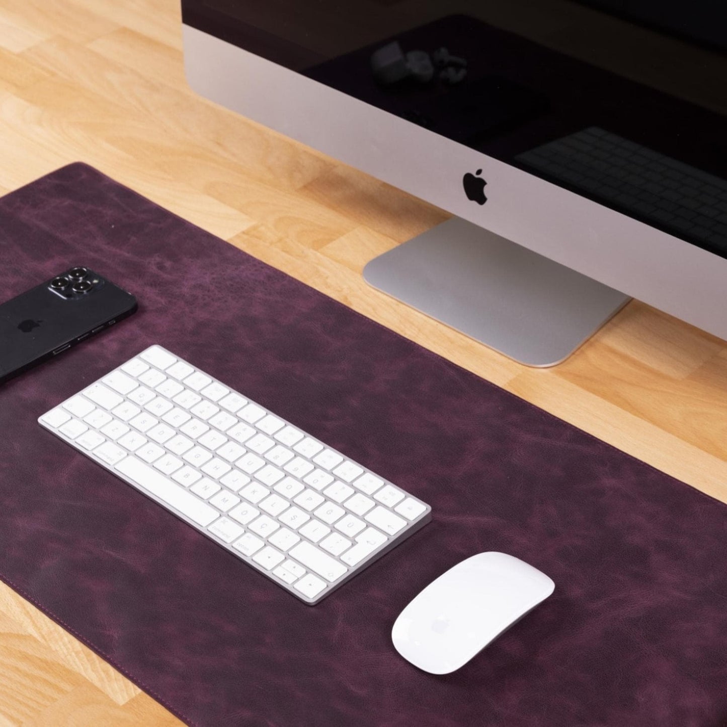 Premium Leather Desk Mat - Protect & Enhance Your Workspace