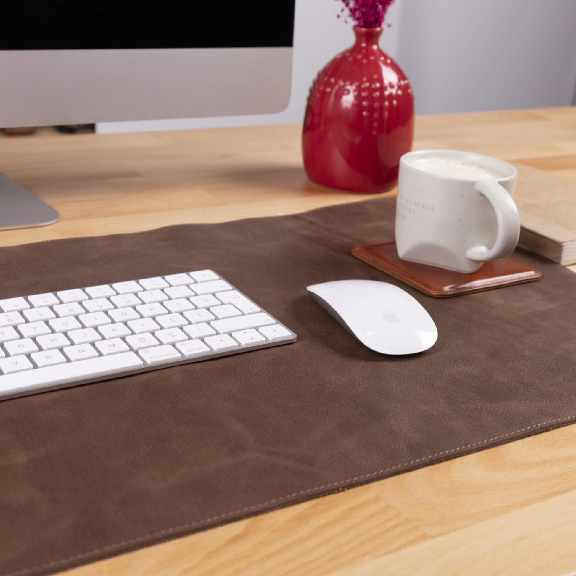 Premium Leather Desk Mat - Protect & Enhance Your Workspace