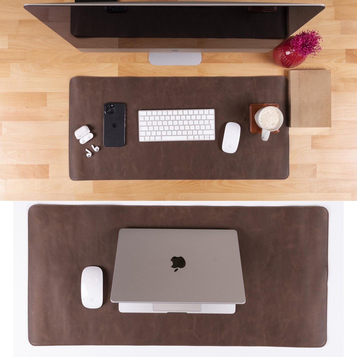 Premium Leather Desk Mat - Protect & Enhance Your Workspace