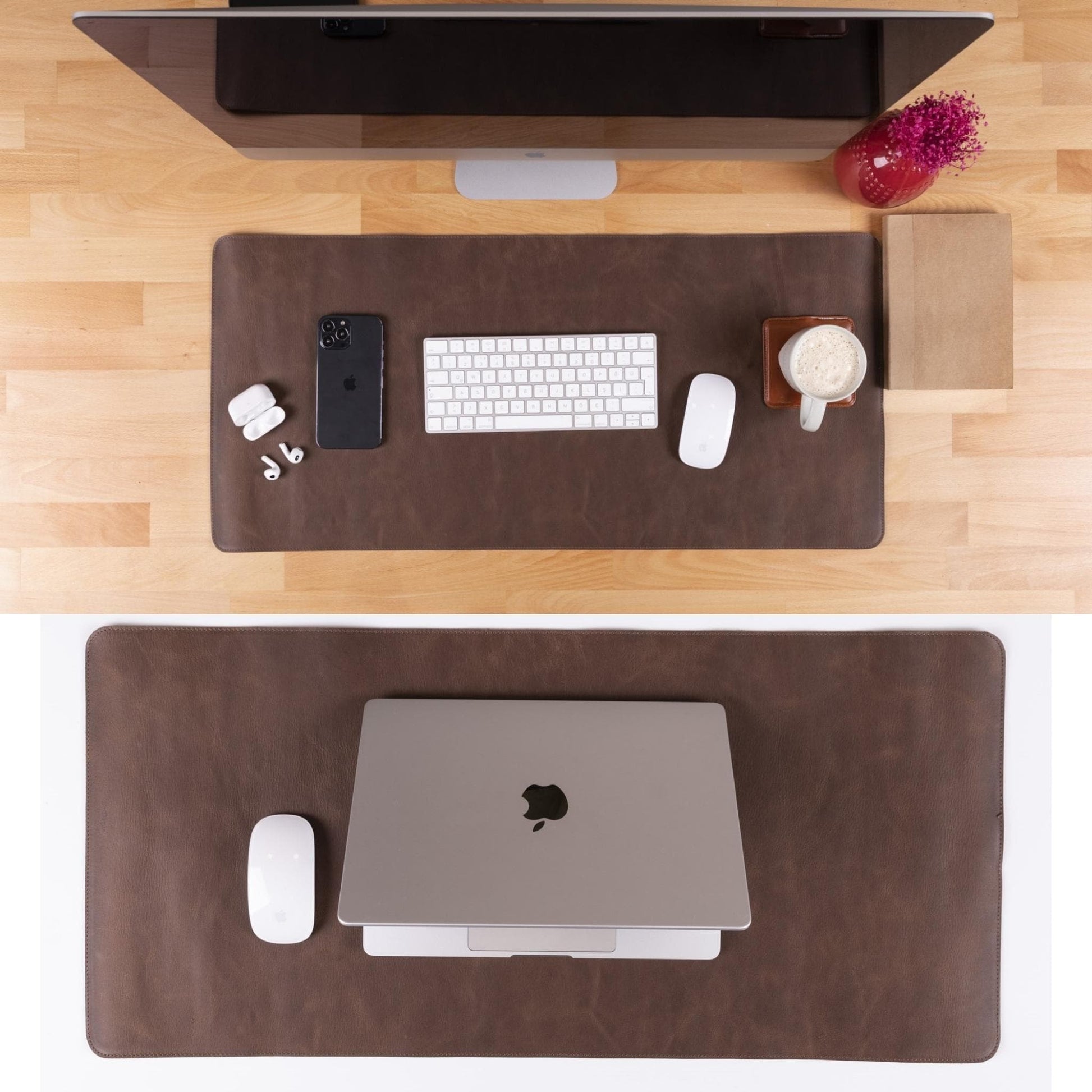 Premium Leather Desk Mat - Protect & Enhance Your Workspace