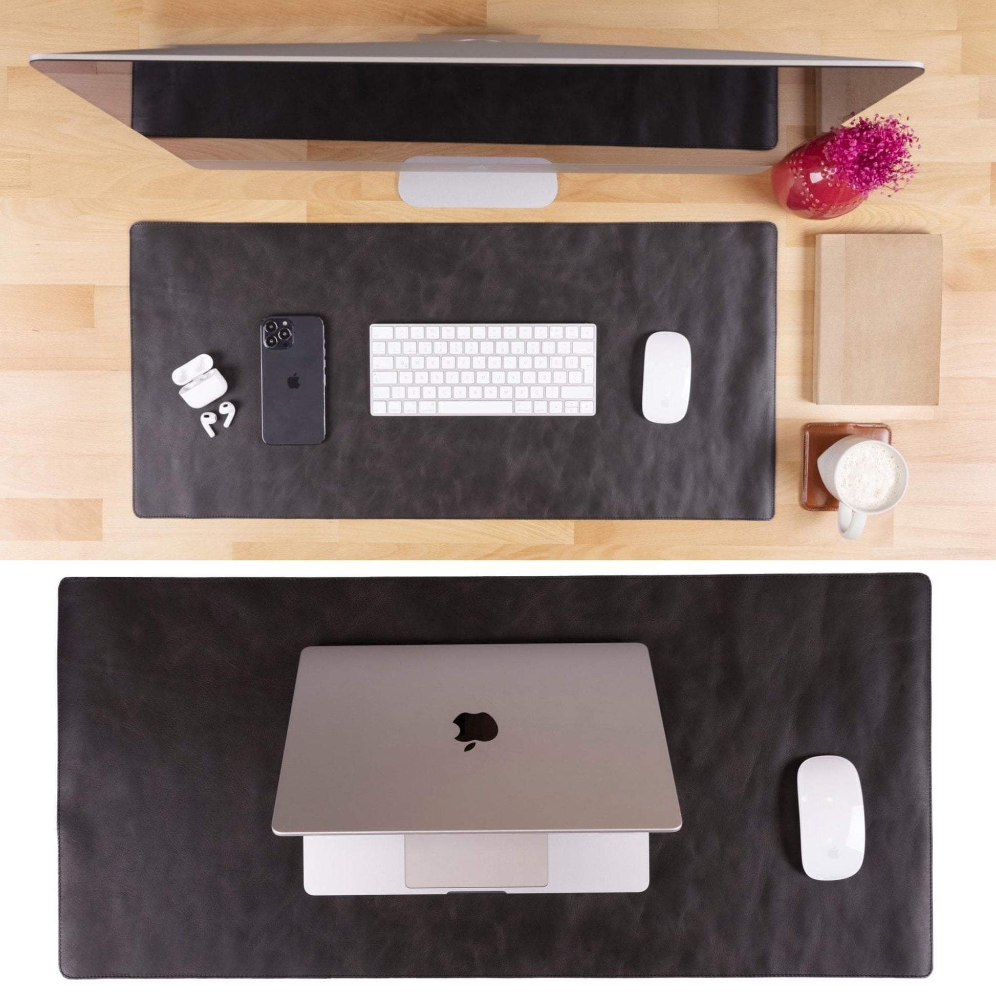 Premium Leather Desk Mat - Protect & Enhance Your Workspace