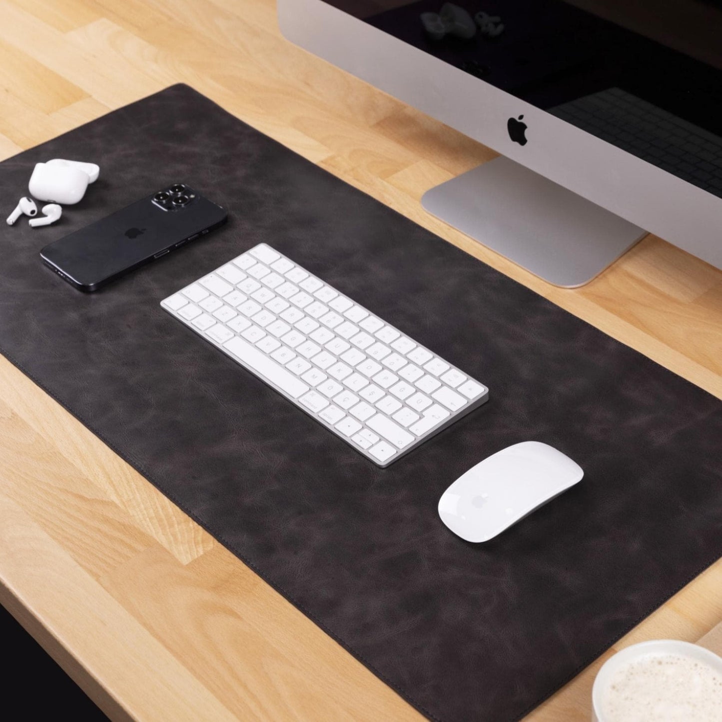 Premium Leather Desk Mat - Protect & Enhance Your Workspace