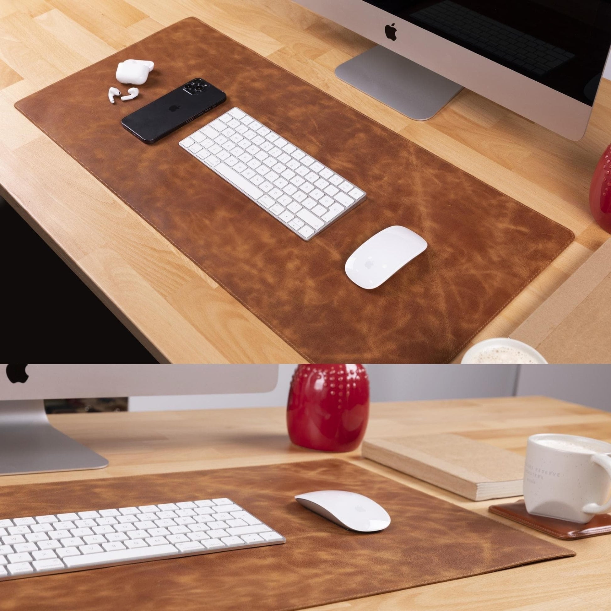 Premium Leather Desk Mat - Protect & Enhance Your Workspace