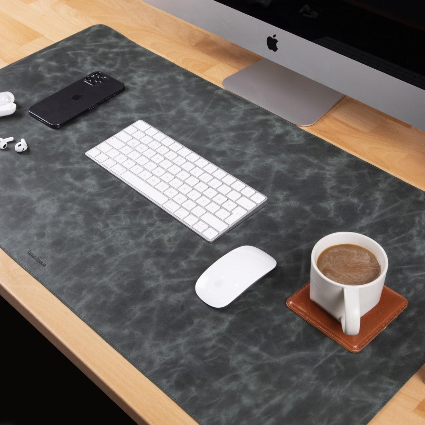 Premium Leather Desk Mat - Protect & Enhance Your Workspace