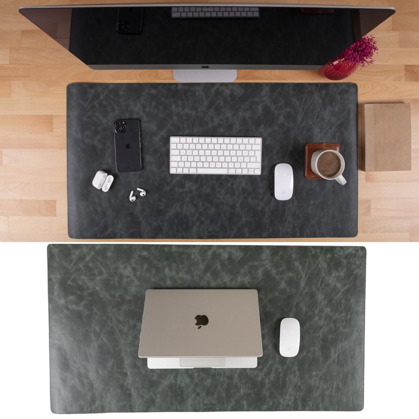 Premium Leather Desk Mat - Protect & Enhance Your Workspace