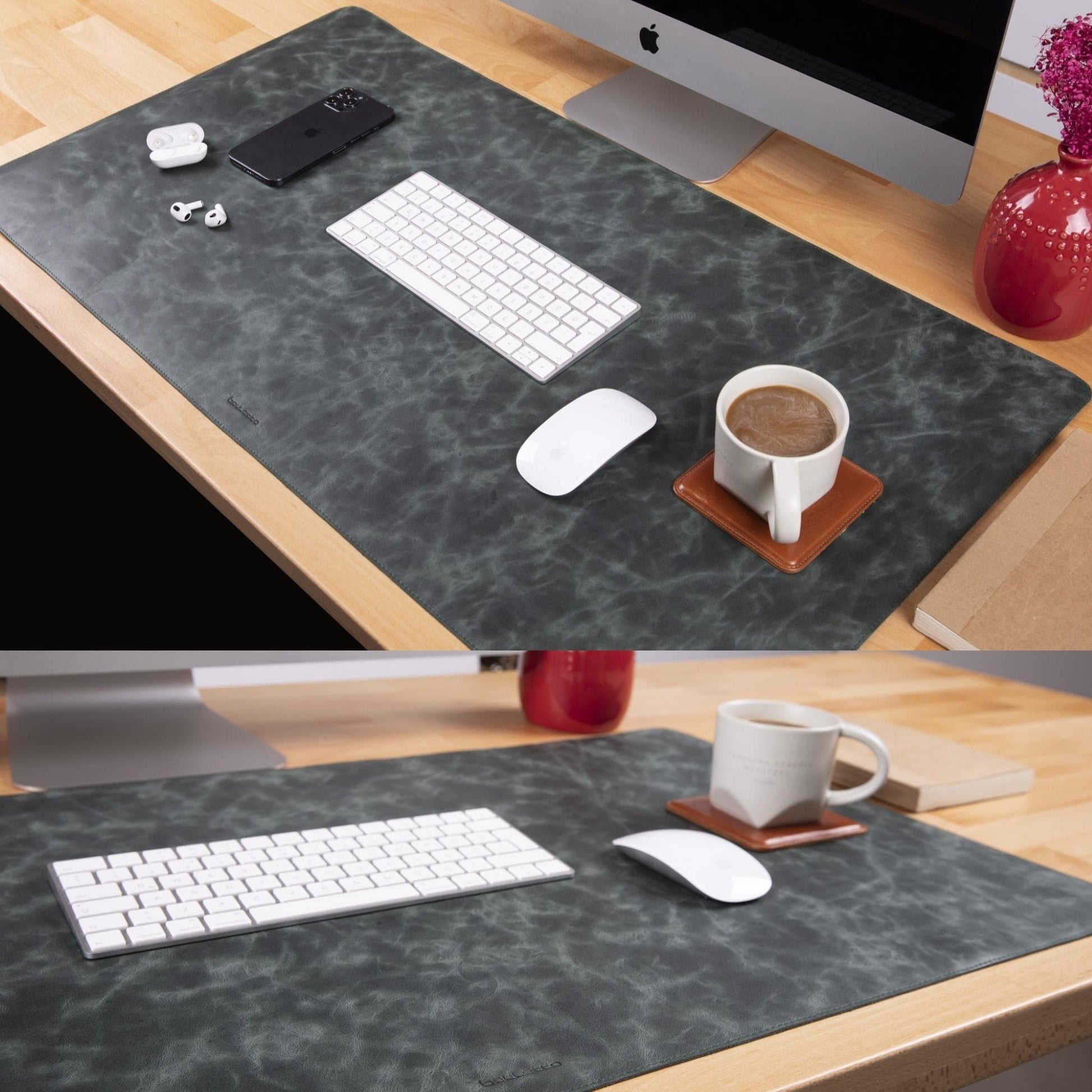 Premium Leather Desk Mat - Protect & Enhance Your Workspace