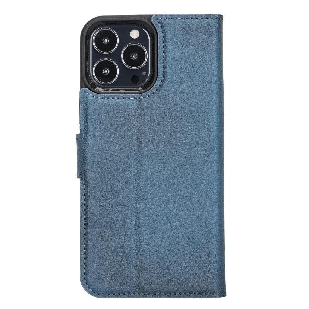 Magic iPhone 13 Series Detachable Genuine Leather Wallet Case - MW