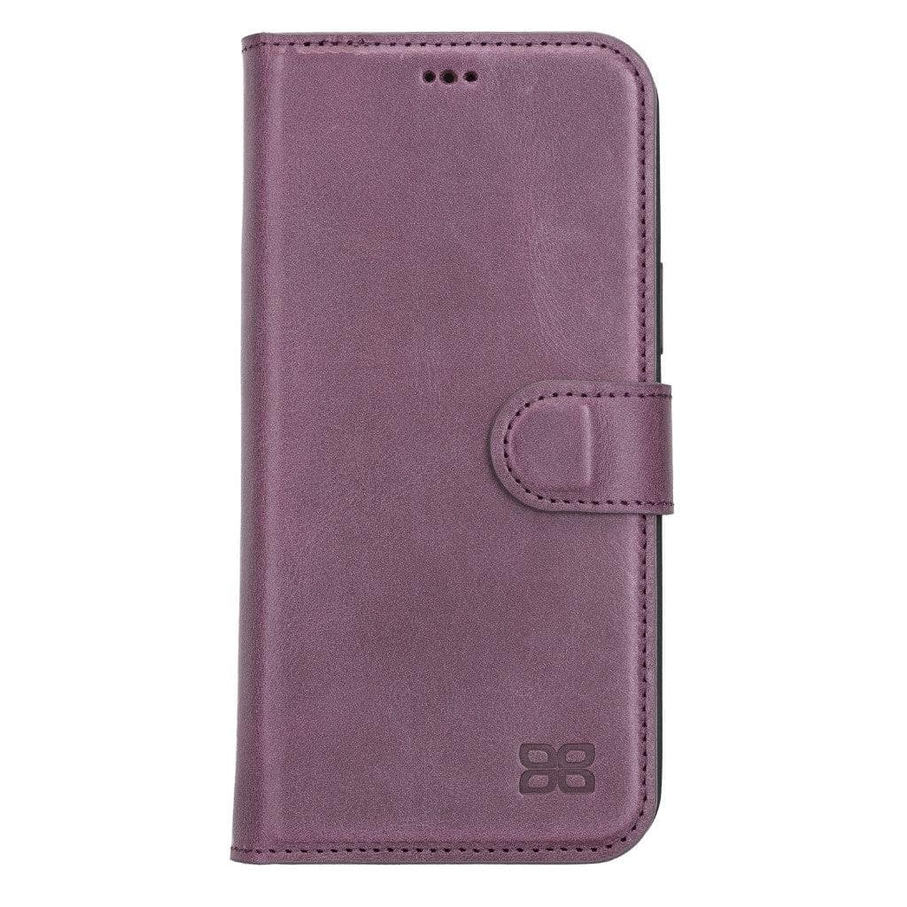 Magic iPhone 13 Series Detachable Genuine Leather Wallet Case - MW