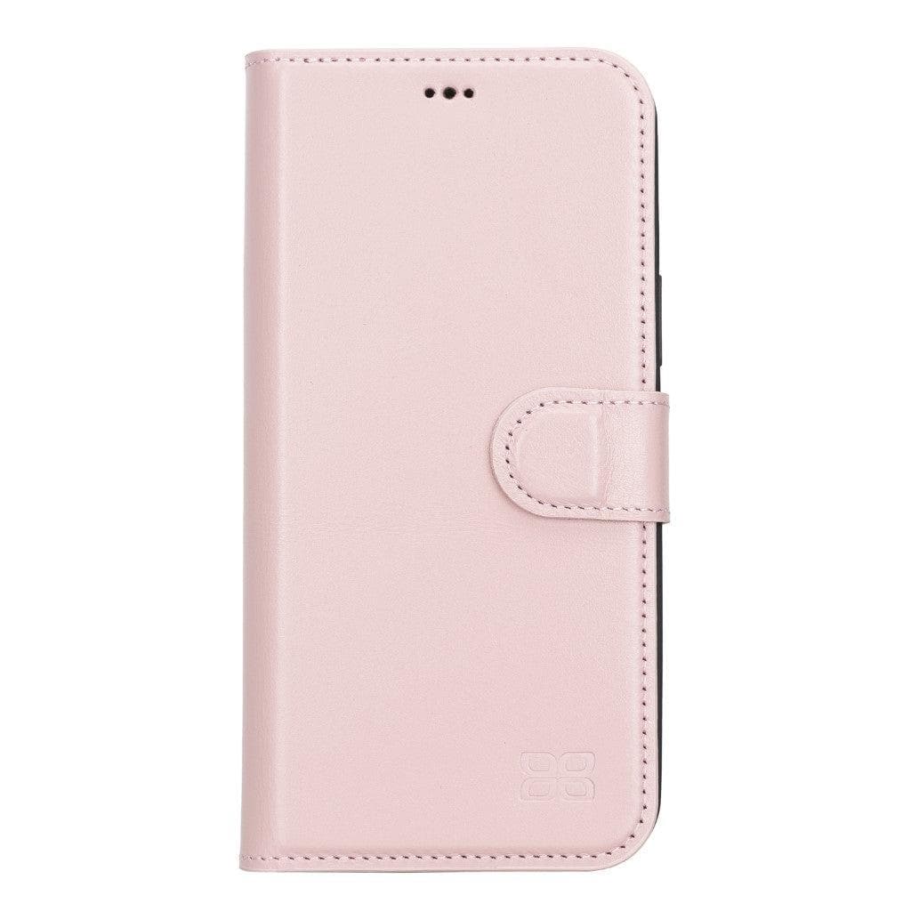 Magic iPhone 13 Series Detachable Genuine Leather Wallet Case - MW