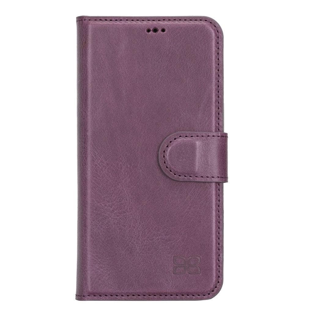 Magic iPhone 13 Series Detachable Genuine Leather Wallet Case - MW