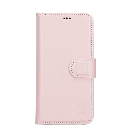 Magic iPhone 13 Series Detachable Genuine Leather Wallet Case - MW