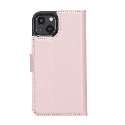 Magic iPhone 13 Series Detachable Genuine Leather Wallet Case - MW