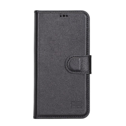 Magic iPhone 13 Series Detachable Genuine Leather Wallet Case - MW