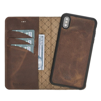 Magic iPhone X Series Detachable Genuine Leather Case / MW