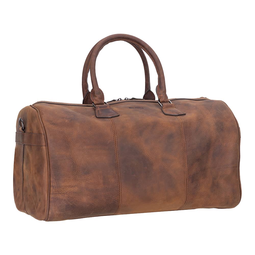 Leather Travel & Sport Duffel Bag - The Stitched Cow