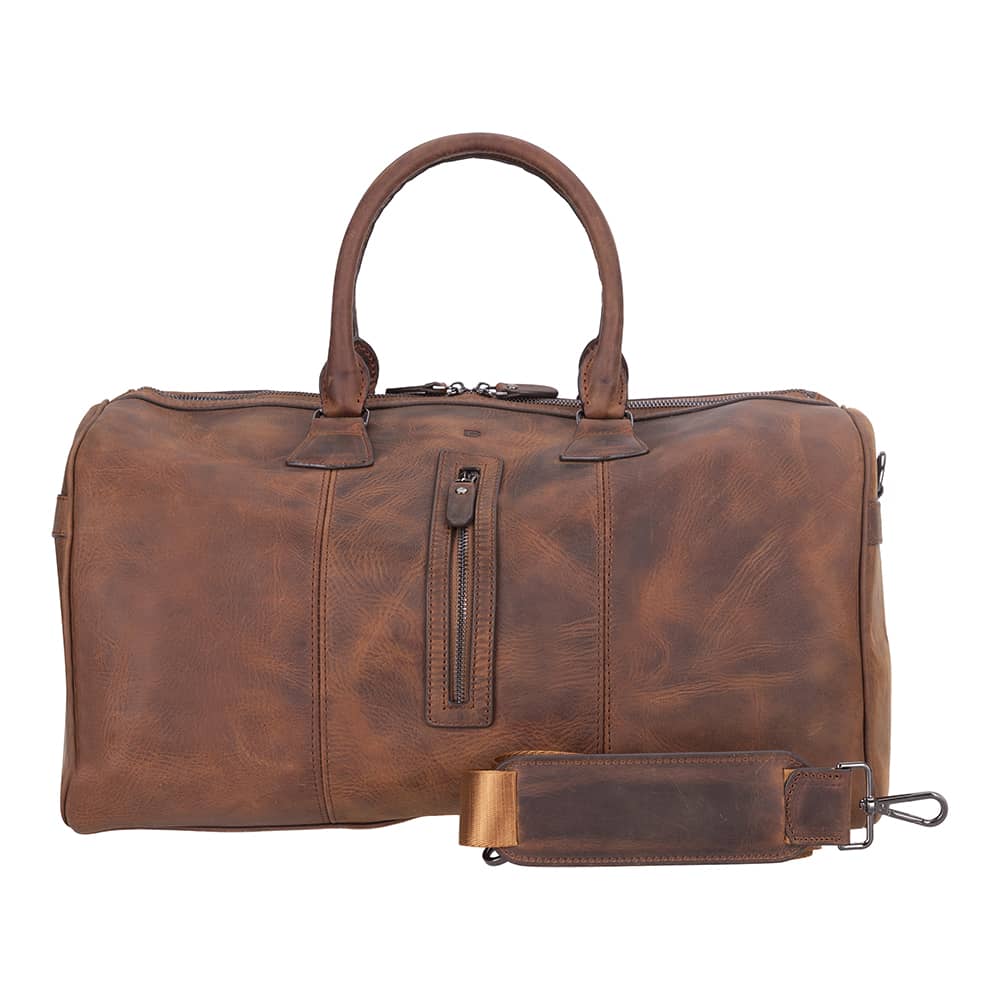 Leather Travel & Sport Duffel Bag - The Stitched Cow