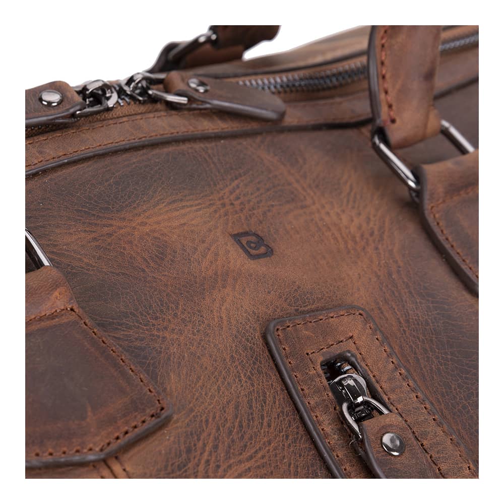 Leather Travel & Sport Duffel Bag - The Stitched Cow