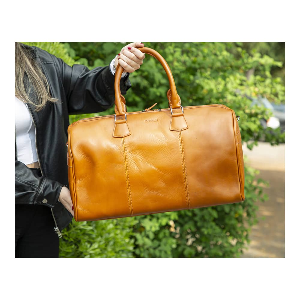 Leather Travel & Sport Duffel Bag - The Stitched Cow