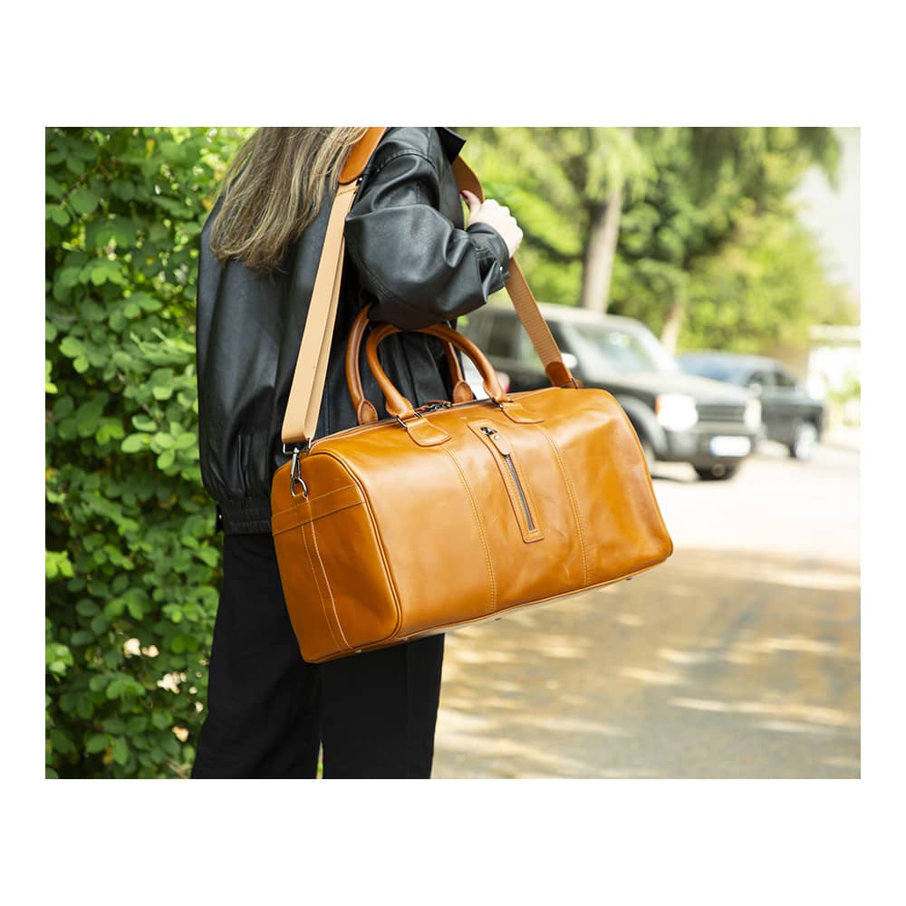 Leather Travel & Sport Duffel Bag - The Stitched Cow