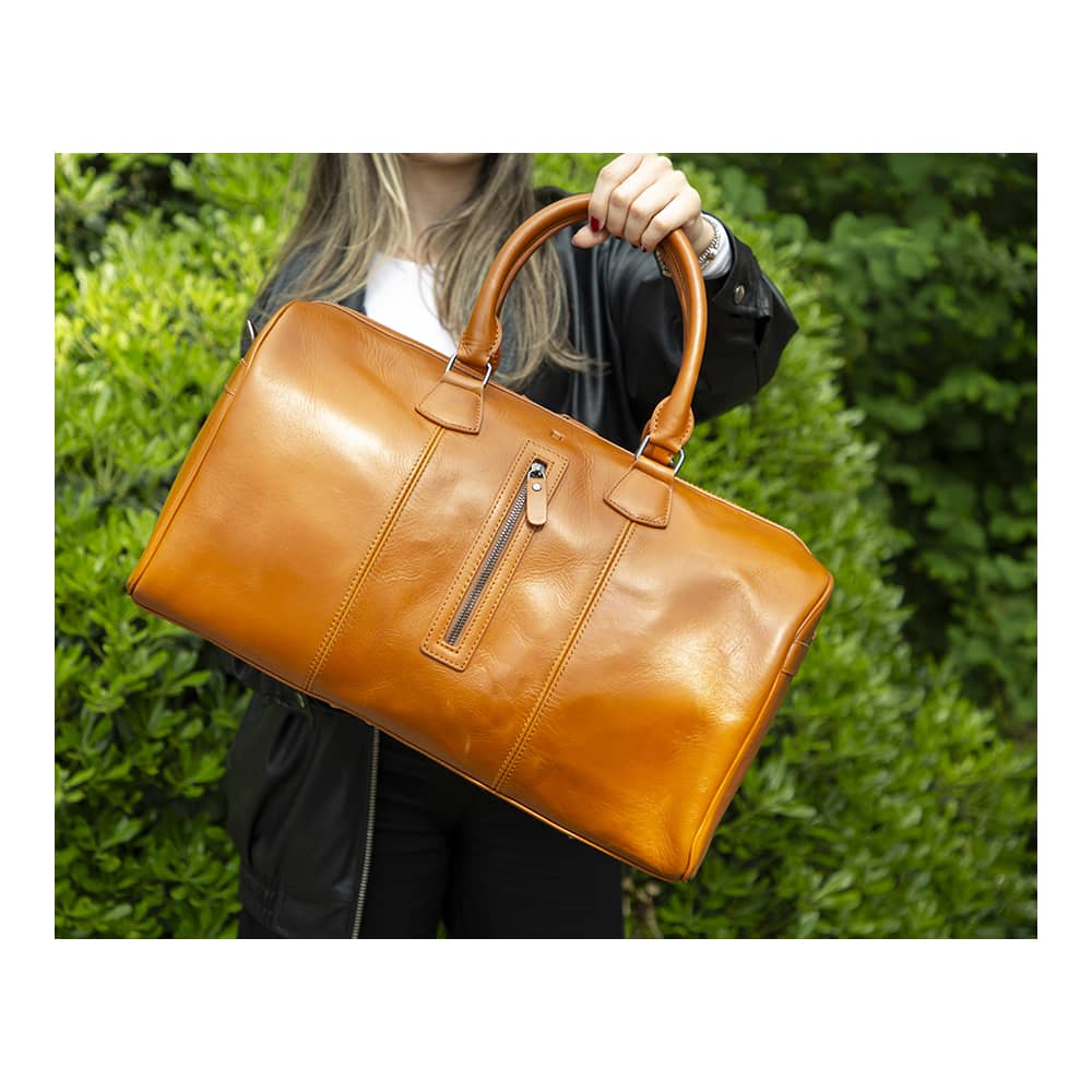 Leather Travel & Sport Duffel Bag - The Stitched Cow