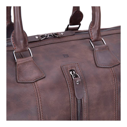 Leather Travel & Sport Duffel Bag - The Stitched Cow