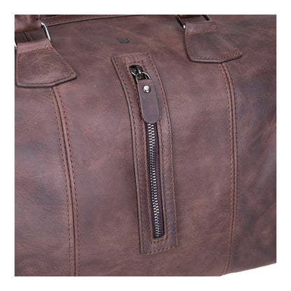 Leather Travel & Sport Duffel Bag - The Stitched Cow