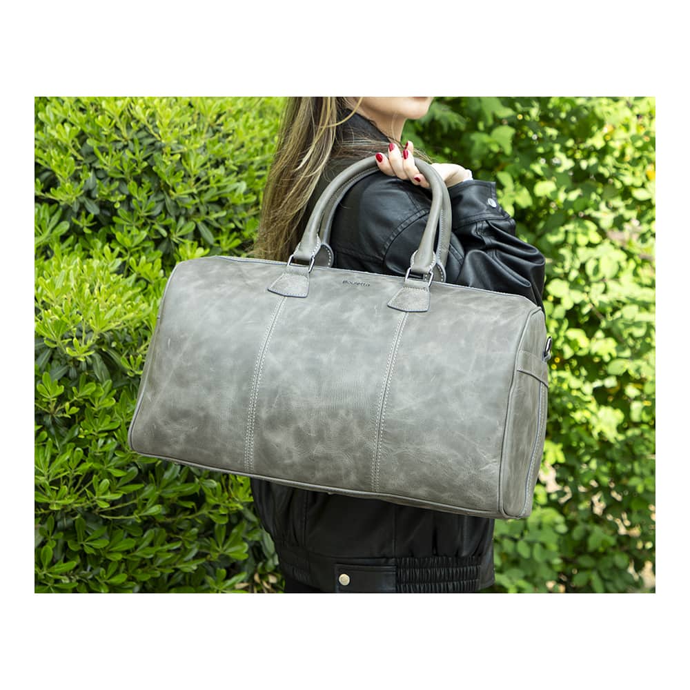 Leather Travel & Sport Duffel Bag - The Stitched Cow