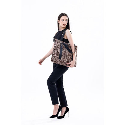 Earthy Leopard Tote Bag
