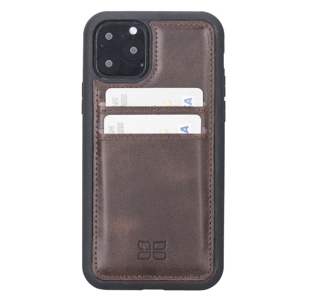 Flex Cover Card Holder iPhone 11 Series Genuine Leather Back Cover / FXC CCP