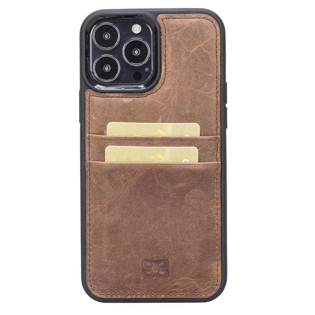 Flex Cover Card Holder iPhone 13 Series Genuine Leather Back Cover / FXC CCP