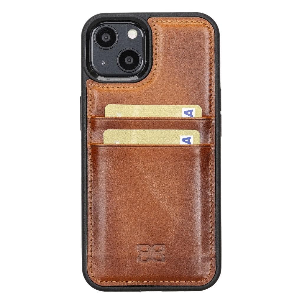 Flex Cover Card Holder iPhone 13 Series Genuine Leather Back Cover / FXC CCP