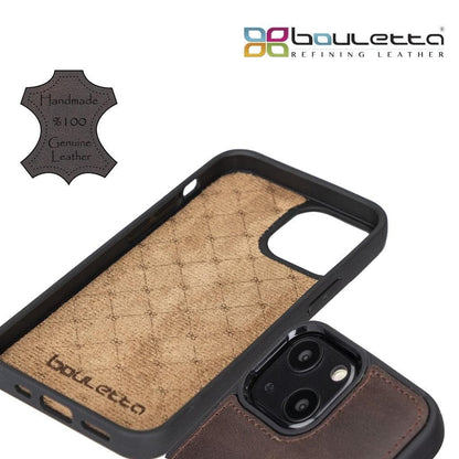 Flex Cover Card Holder iPhone 13 Series Genuine Leather Back Cover / FXC CCP