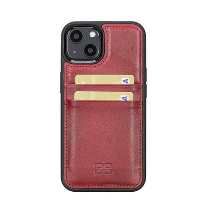 Flex Cover Card Holder iPhone 13 Series Genuine Leather Back Cover / FXC CCP