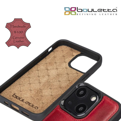 Flex Cover Card Holder iPhone 13 Series Genuine Leather Back Cover / FXC CCP