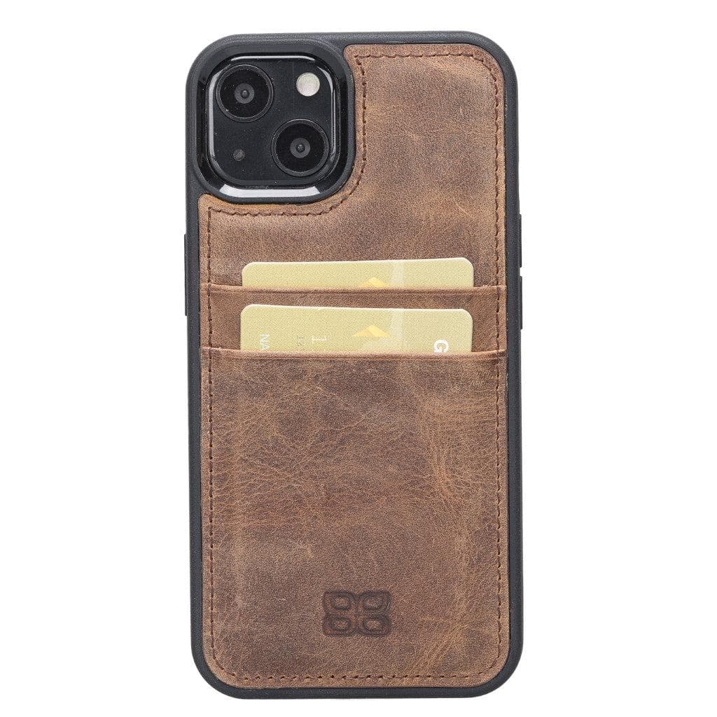 Flex Cover Card Holder iPhone 13 Series Genuine Leather Back Cover / FXC CCP