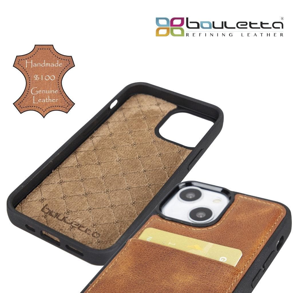 Flex Cover Card Holder iPhone 13 Series Genuine Leather Back Cover / FXC CCP