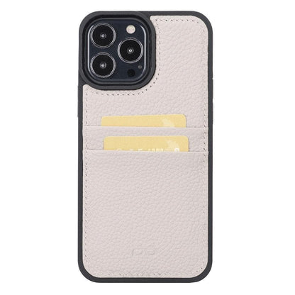 Flex Cover Card Holder iPhone 13 Series Genuine Leather Back Cover / FXC CCP