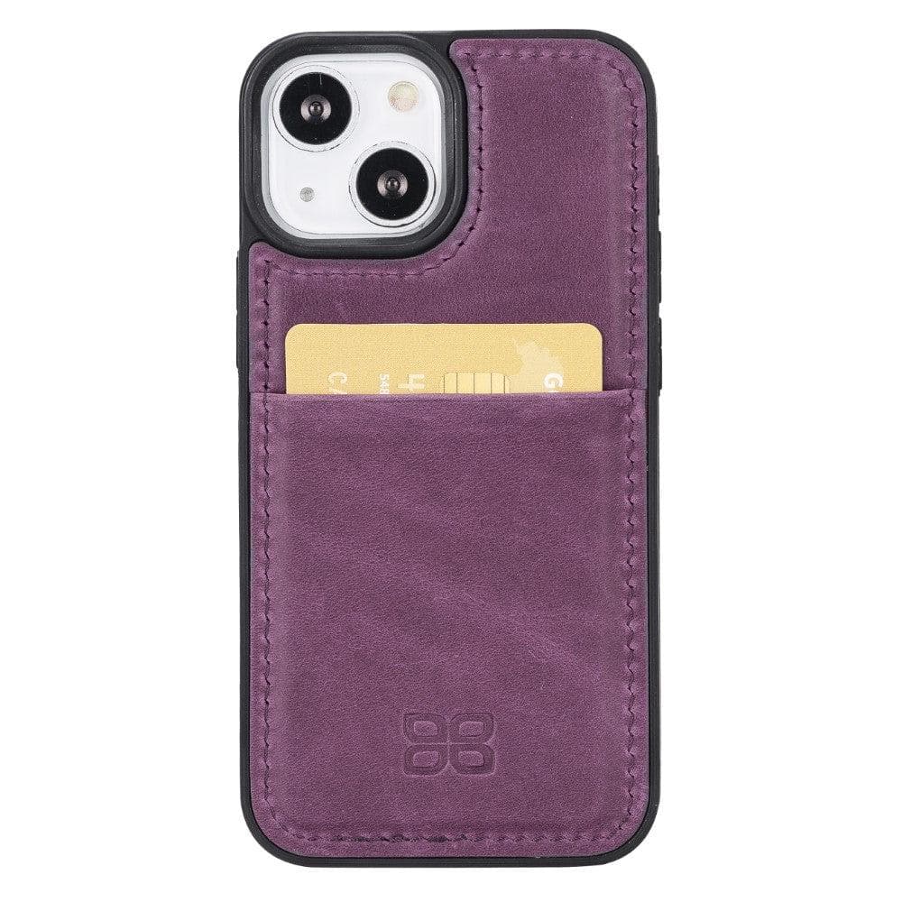 Flex Cover Card Holder iPhone 13 Series Genuine Leather Back Cover / FXC CCP