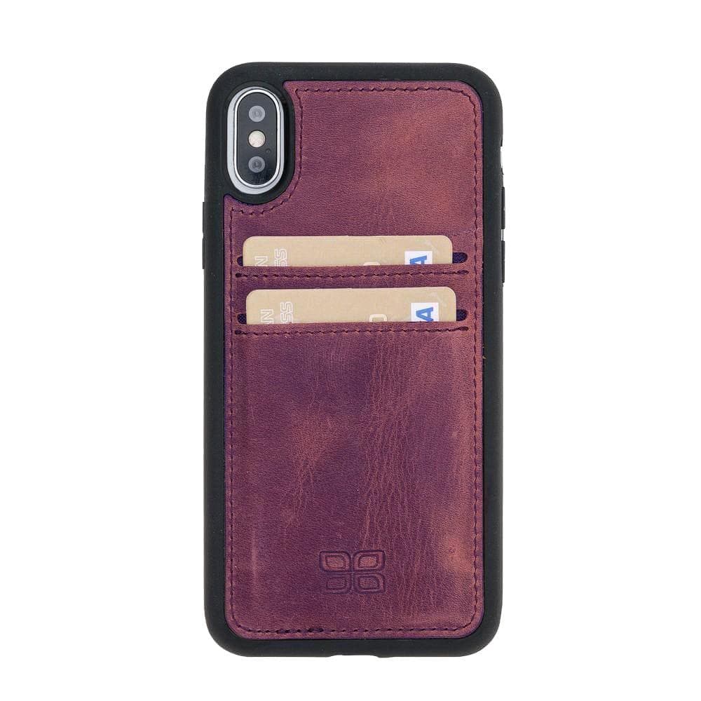 Flex Cover Card Holder iPhone X Series Genuine Leather Back Cover / FXC CCP