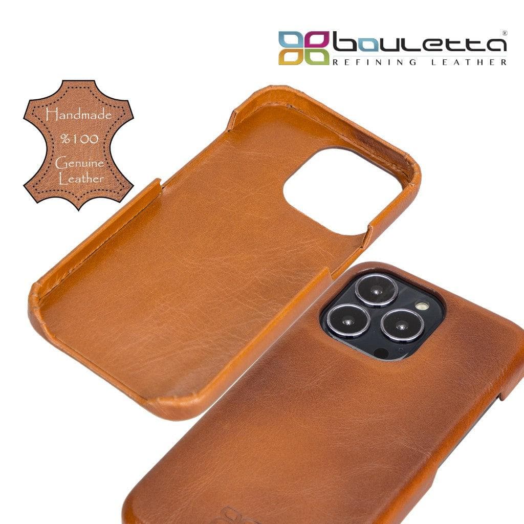 F360 iPhone 13 Series Full Genuine Leather Back Cover